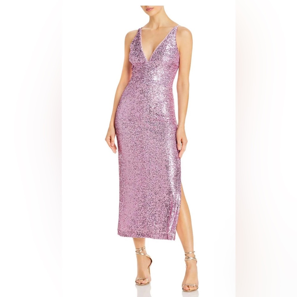 AQUA FORMAL Womens  Spaghetti Strap Midi Cocktail Sheath Dress size 0